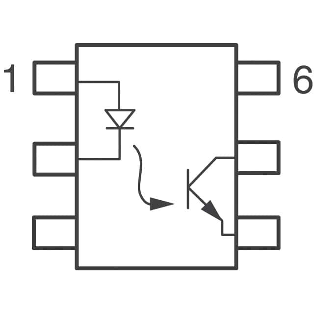 CNY17F-1 Vishay Semiconductor Opto Division  Optoaisladores - Salida fotovoltaica de transistores